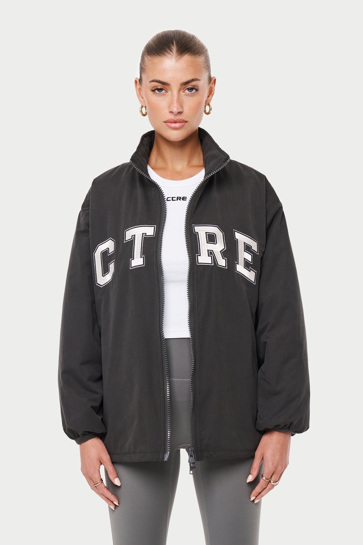 Find a Variety of High Quality at Affordable Costs from CTRE VARSITY TRACK  JACKET - CHARCOAL TCC X